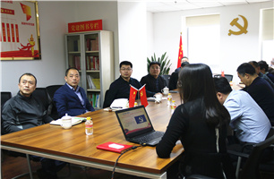济南市委组织部调研组莅临千赢国际信息调研党建工作